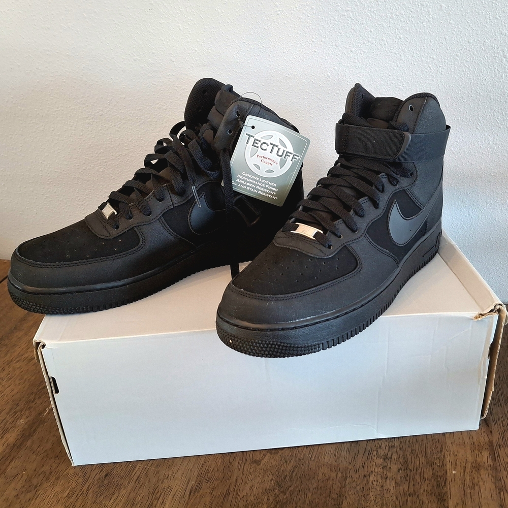 Nike Air Force 1 '07 Black/Black High-Top Sneakers Men's 11 NEW